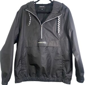 Members Only Windbreaker Style Half Zip